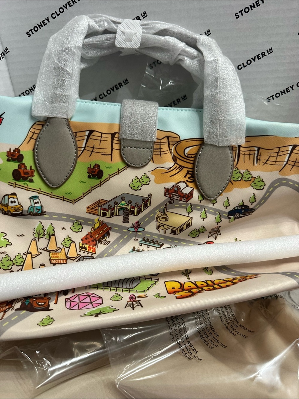 Stoney Clover Lane Radiator Springs Crossbody Satchel Pouchette 03 - Picture 7 of 9